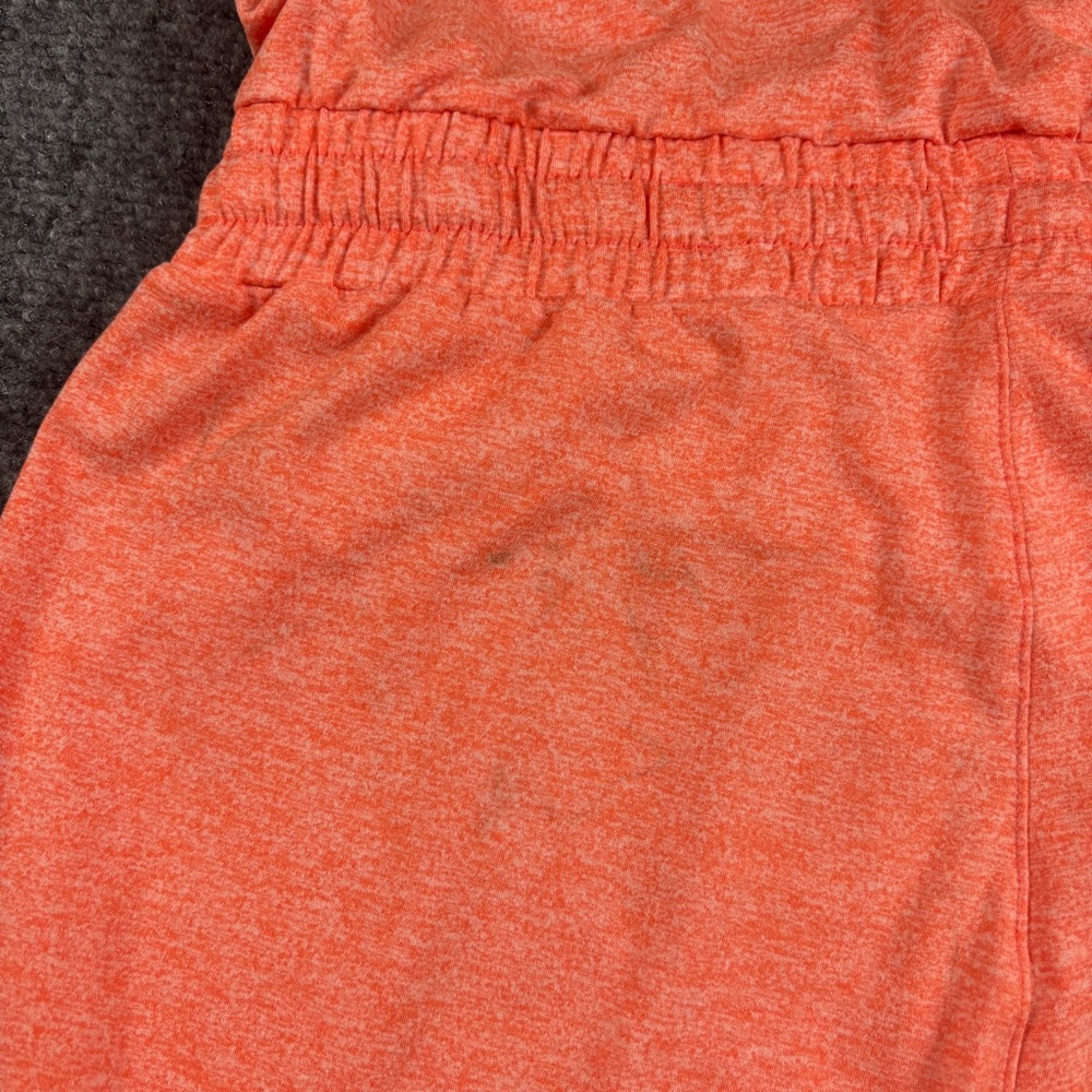 ZYIA Active Womens Heathered Orange Melon One Piece Athletic Jumper Romper Small - Picture 4 of 13